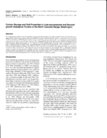 Carbon storage and soil properties in late-successional and second-growth subalpine forests in the North Cascade Range, Washington