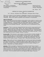 Control of cereal smuts in Washington