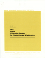 1979 apple enterprise budget for north central Washington