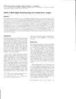 Habits of Bald Eagles Wintering along the Crooked River, Oregon