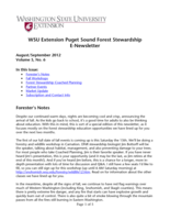 WSU Extension Puget Sound Forest Stewardship E-Newsletter, August/September 2012