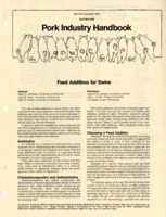 Feed additives for swine