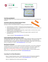 CloverGram, March 4, 2015