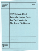 1995 estimated red potato production costs for fresh market in northwest Washington