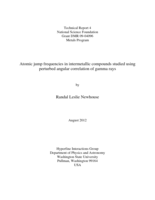 Atomic jump frequencies in intermetallic compounds studied using perturbing angular correlation of gamma rays