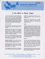 Poultry pointers: If you want to raise fryers