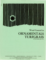 Weed control in ornamental turfgrass
