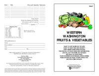 Western Washington Fruits and Vegetables Publications List