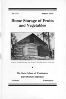 Home storage of fruits and vegetables