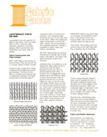 Fabric facts: Lightweight knits