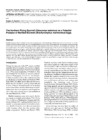 The northern flying squirrel (Glaucomys sabrinus) as a potential predator of marbled murrelet (Brachyramphus marmoratus) eggs