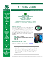 4-H Friday Update, January 27, 2012