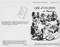 Care of children at meetings