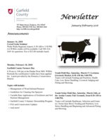 Garfield County Extension Newsletter, January-February 2018