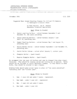 Suggested meat animal breeding classes for 4-H and FFA members in Washington livestock shows