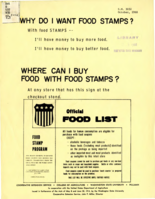 Why do I want food stamps?