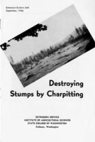 Destroying stumps by charpitting