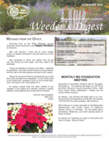 Weeder's Digest, December 2010