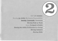 Help 4-H members: Develop community awareness