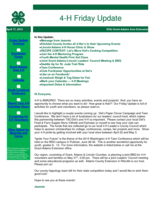 4-H Friday Update, April 17, 2015