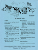 Unit 4. Preparing the soil