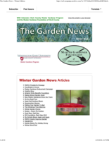 The Garden News, Winter 2014