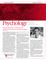 Psychology Alumni Newsletter, Summer 2013