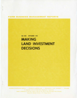 Making land investment decisions