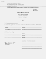 County committee report on union pacific railroad 4-H club scholarship