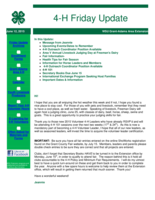 4-H Friday Update, June 12, 2015