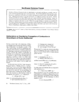 Deliberations on smoldering propagation of combustion in ground layers of humic substances