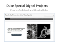 Duke Special Digital Projects