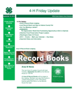 4-H Friday Update, September 19, 2014