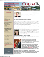 CougaRx Alumni Newsletter, December 2015