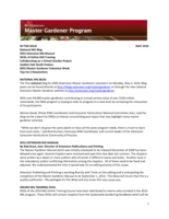 Master Gardener Program Newsletter, May 2010