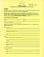 Recommendation for honorary membership in Mu Beta Beta