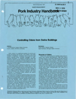 Controlling odors from swine buildings