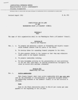 Constitution and by-laws of the Washington state 4-H leaders' council