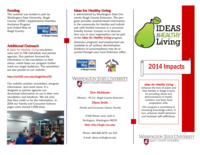 Ideas for Healthy Living, 2014 Impacts