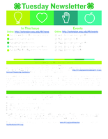 Tuesday Newsletter, August 15, 2017