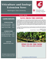 Viticulture and Enology Extension News, Fall 2018