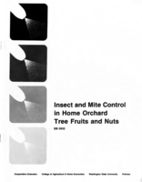 Insect and mite control in home orchard tree fruits and nuts
