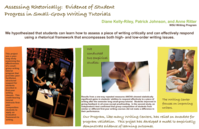 Assessing rhetorically: evidence of student progress in small-group writing tutorials
