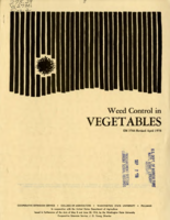 Weed control in vegetables