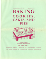 Baking cookies, cakes, and pies
