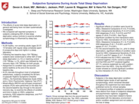Subjective symptoms during acute total sleep deprivation