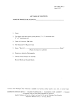 4-H table of contents