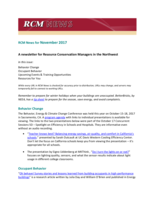 RCM News, November 2017