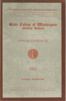 College catalog, 1925