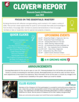 Clover Report, June 2019